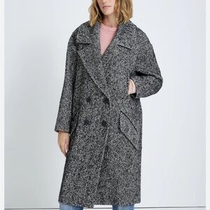 DOUBLE BREASTED WOOL COAT